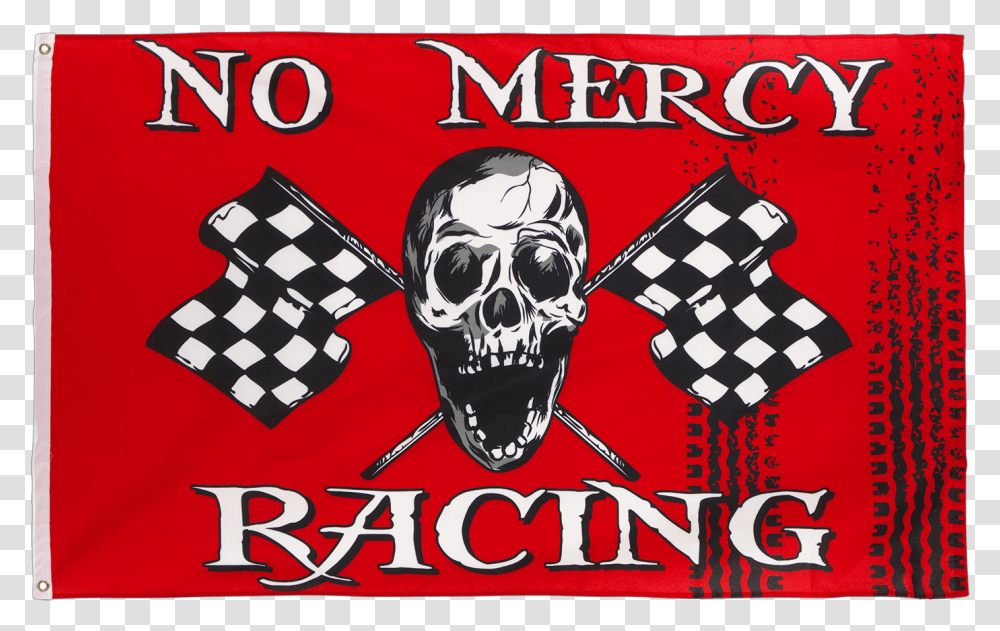No Mercy Racing Flag, Poster, Advertisement, Game Transparent Png
