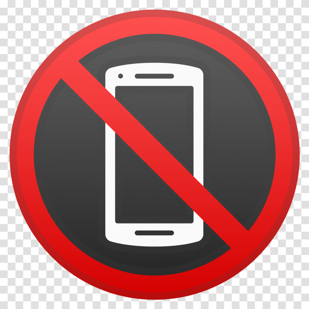 No Mobile Phones Icon Noto Emoji Symbols Iconset Google Smartphone, Electronics, Cell Phone, Tape, GPS Transparent Png