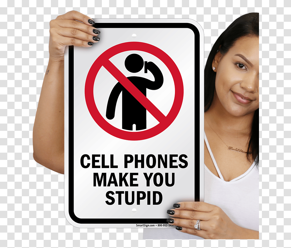 No Mobile Phones Petrol Stations, Person, Sign, Road Sign Transparent Png