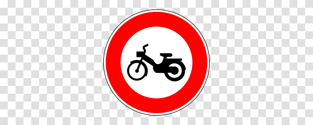 No Mopeds Transport, Road Sign, Stopsign Transparent Png
