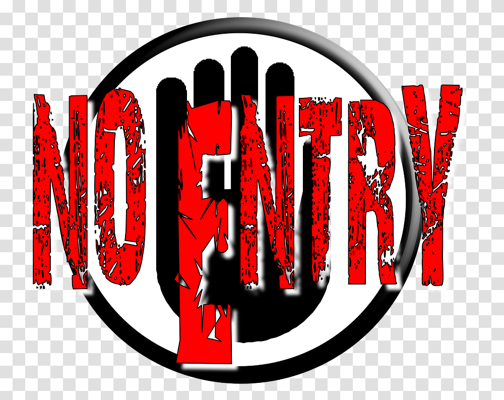 No More Entry, Label, Logo Transparent Png