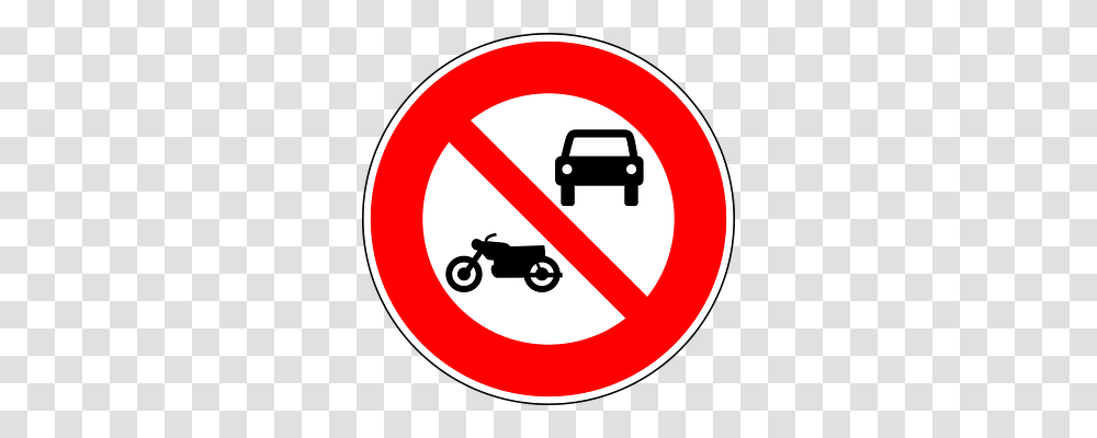No Motor Vehicles Transport, Road Sign, Stopsign Transparent Png