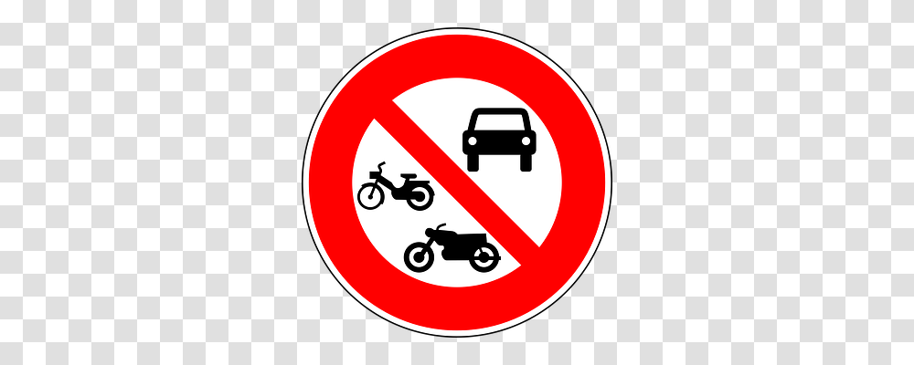 No Motor Vehicles Transport, Road Sign, Stopsign Transparent Png