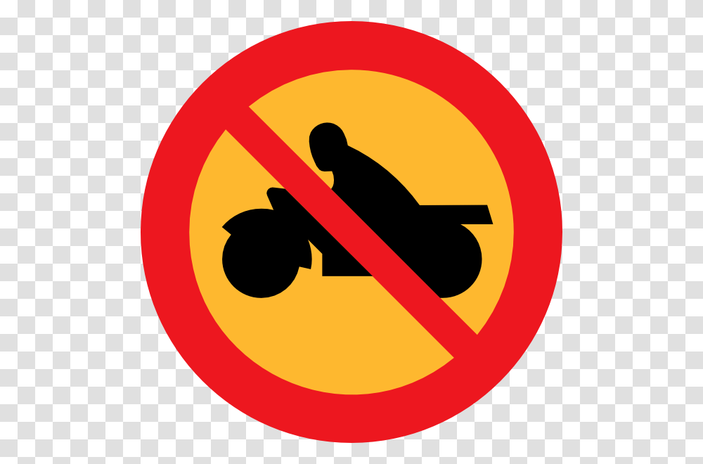 No Motorbikes, Sign, Bus Stop Transparent Png