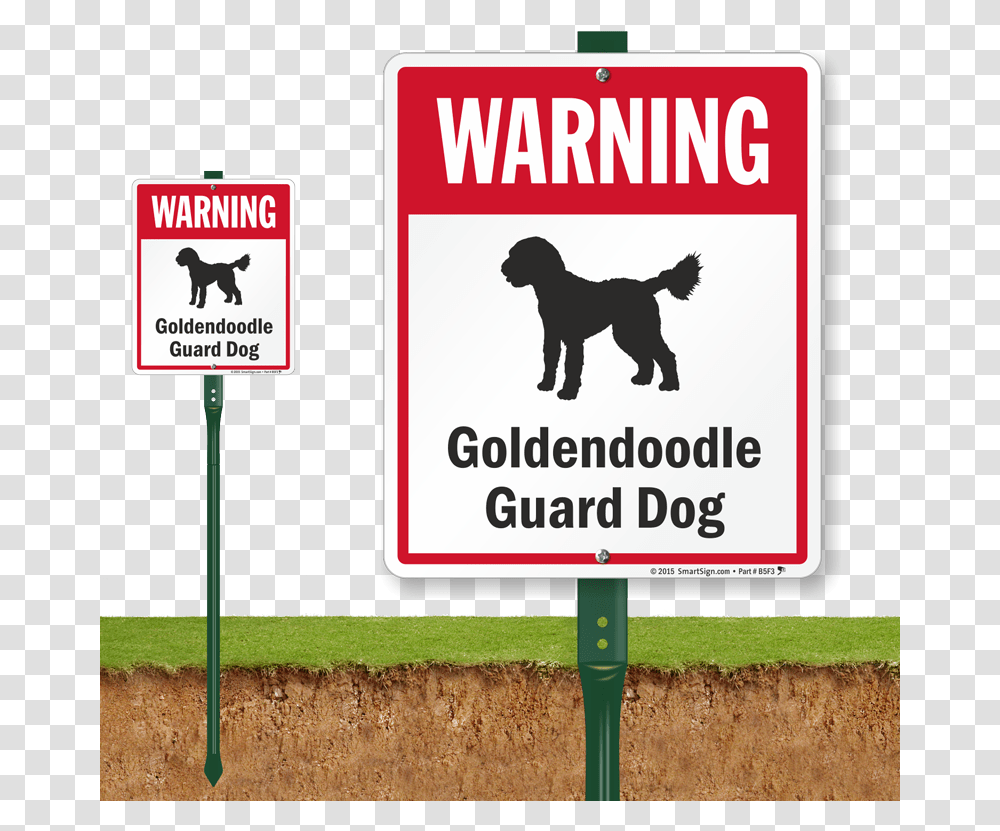 No Mowing Sign, Road Sign, Dog, Pet Transparent Png