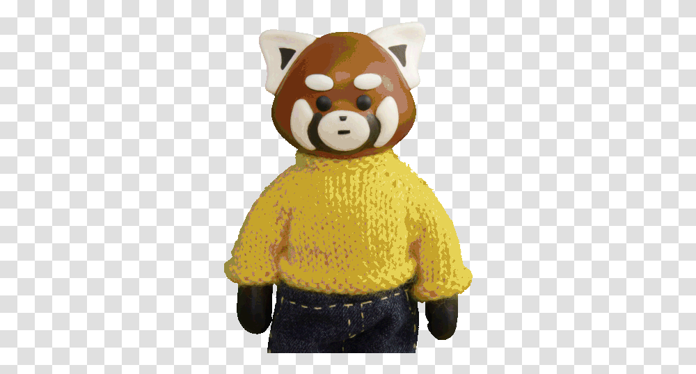 No Nein Gif Sticker Gif Red Panda, Toy, Snowman, Winter, Outdoors Transparent Png