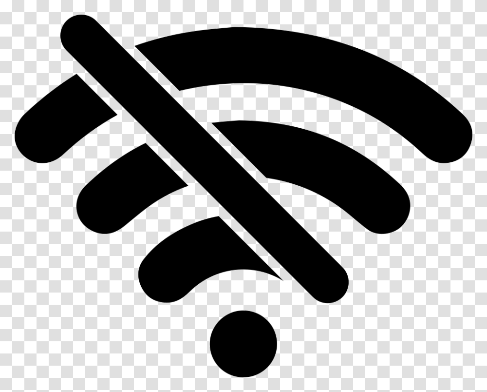 No Network Wifi No Signal Icon, Stencil, Hammer, Tool, Sport Transparent Png