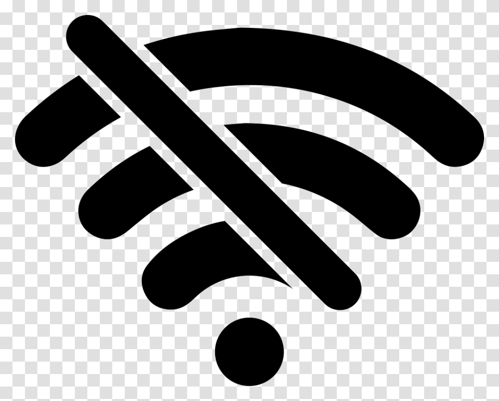 No Network Wifi No Signal Icon, Stencil, Hammer, Tool Transparent Png