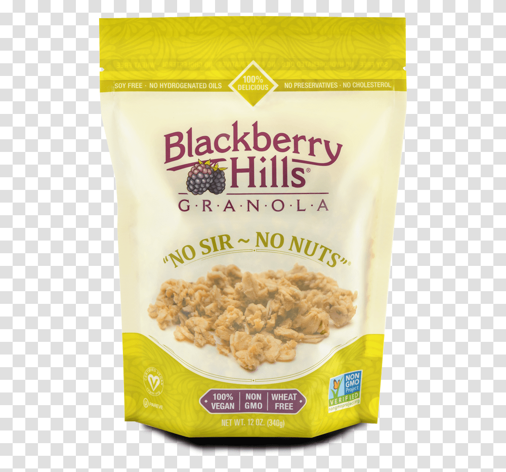 No Nuts Granola Blackberry Hills Granola No Sir No Nuts 12 Oz, Food, Breakfast, Plant, Oatmeal Transparent Png