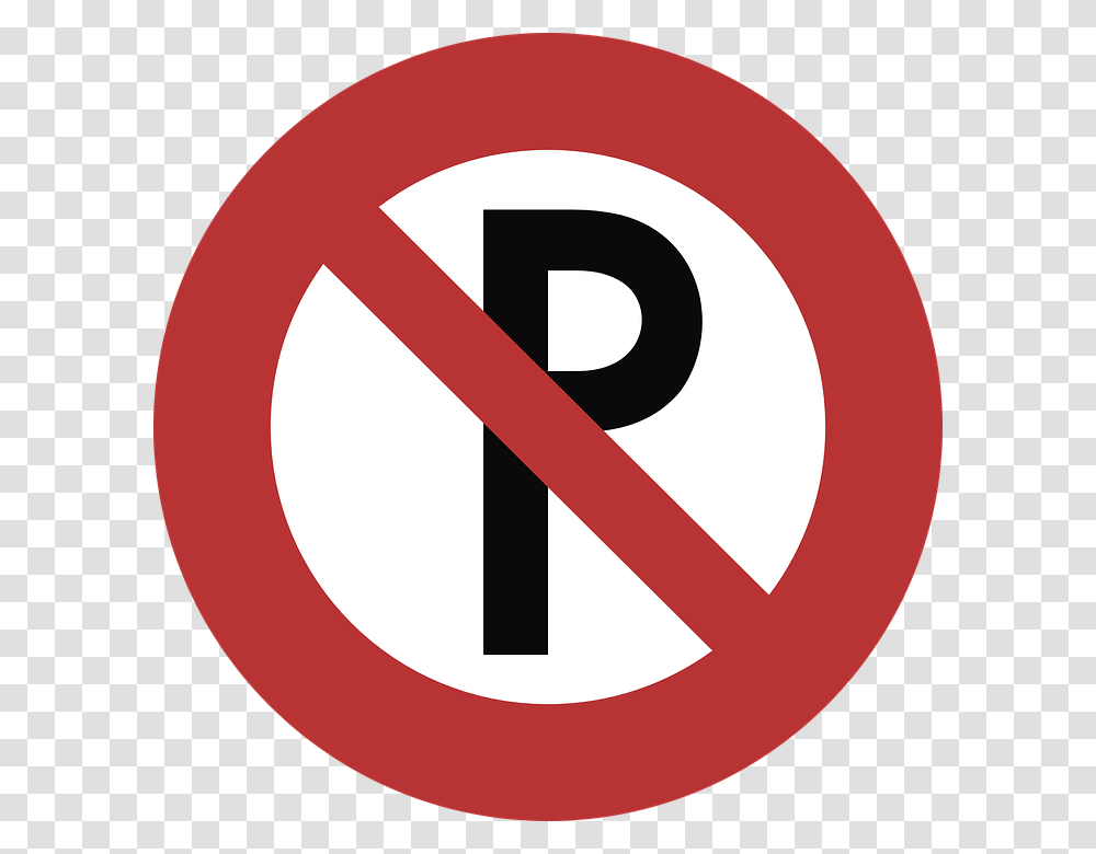 No Parking Restriction Prohibition Road Sign, Stopsign Transparent Png