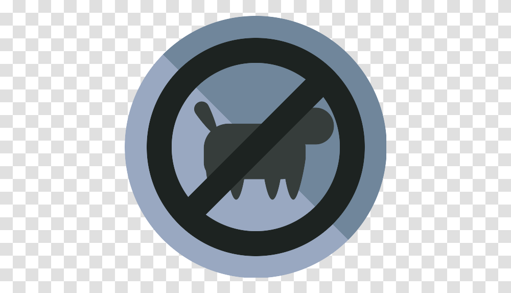 No Pets Icon Emblem, Steering Wheel, Machine, Vegetation, Plant Transparent Png