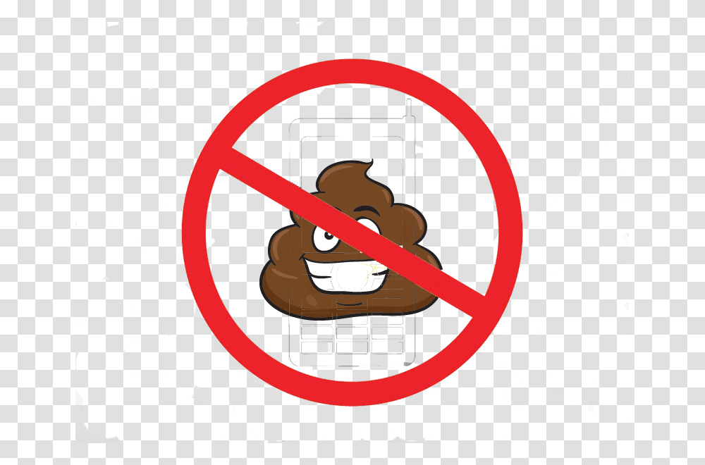 No Poop Emoji Sign, Steering Wheel, Machine, Advertisement Transparent Png