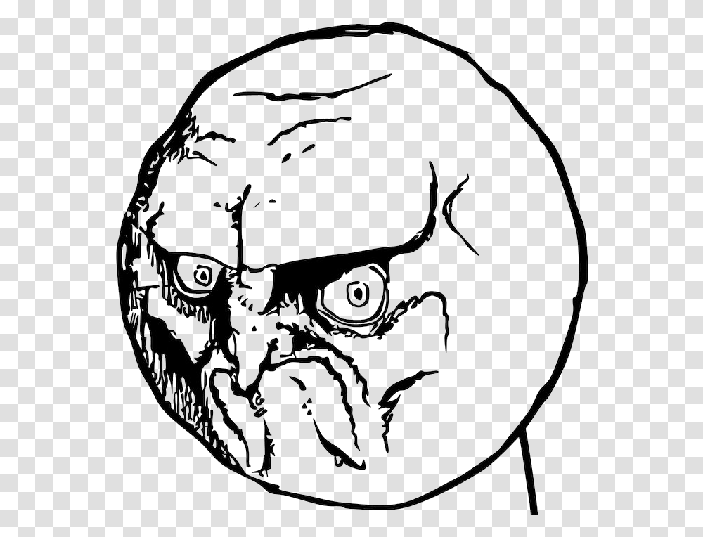 No Rage Face Photos Angry Face Meme, Astronomy, Painting, Outer Space Transparent Png