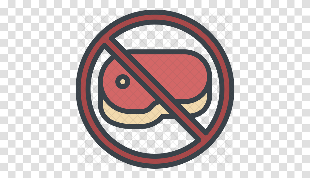 No Raw Meat Icon Avoid Crowd Icon, Label, Text, Logo, Symbol Transparent Png