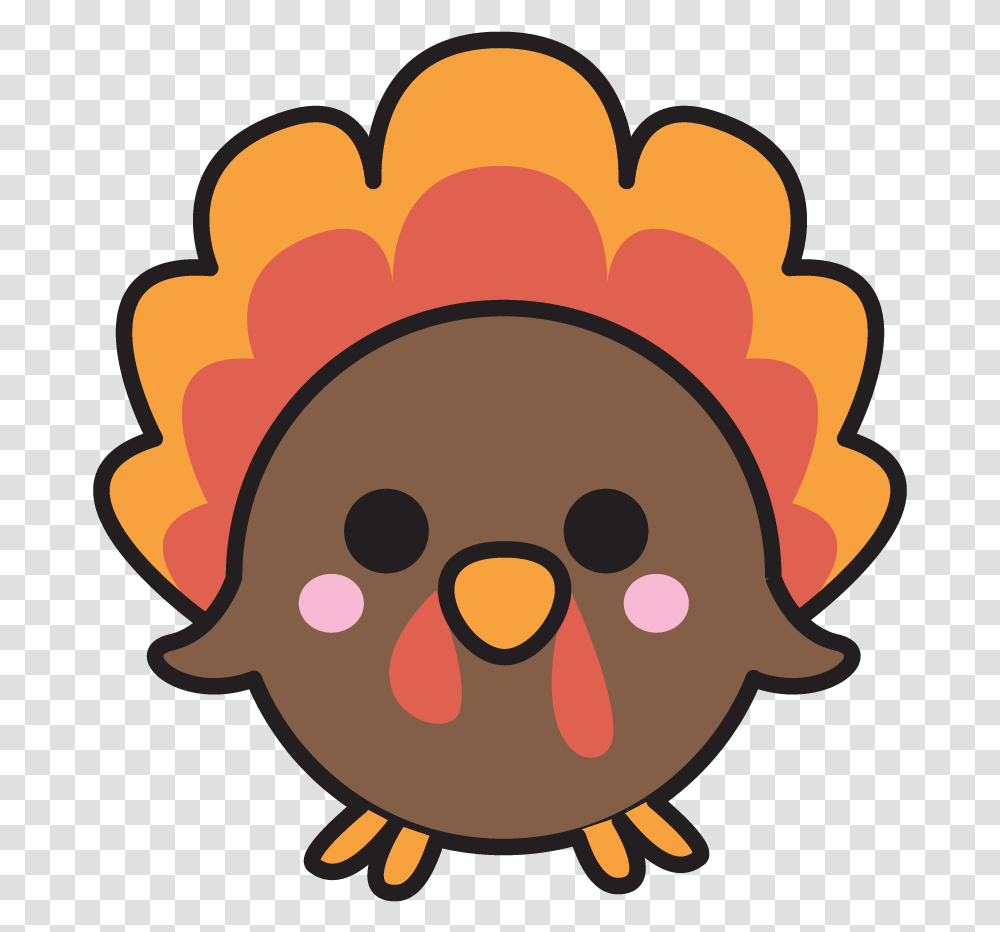 No School November Clipart Kawaii Cute Thanksgiving Backgrounds, Poultry, Fowl, Bird, Animal Transparent Png