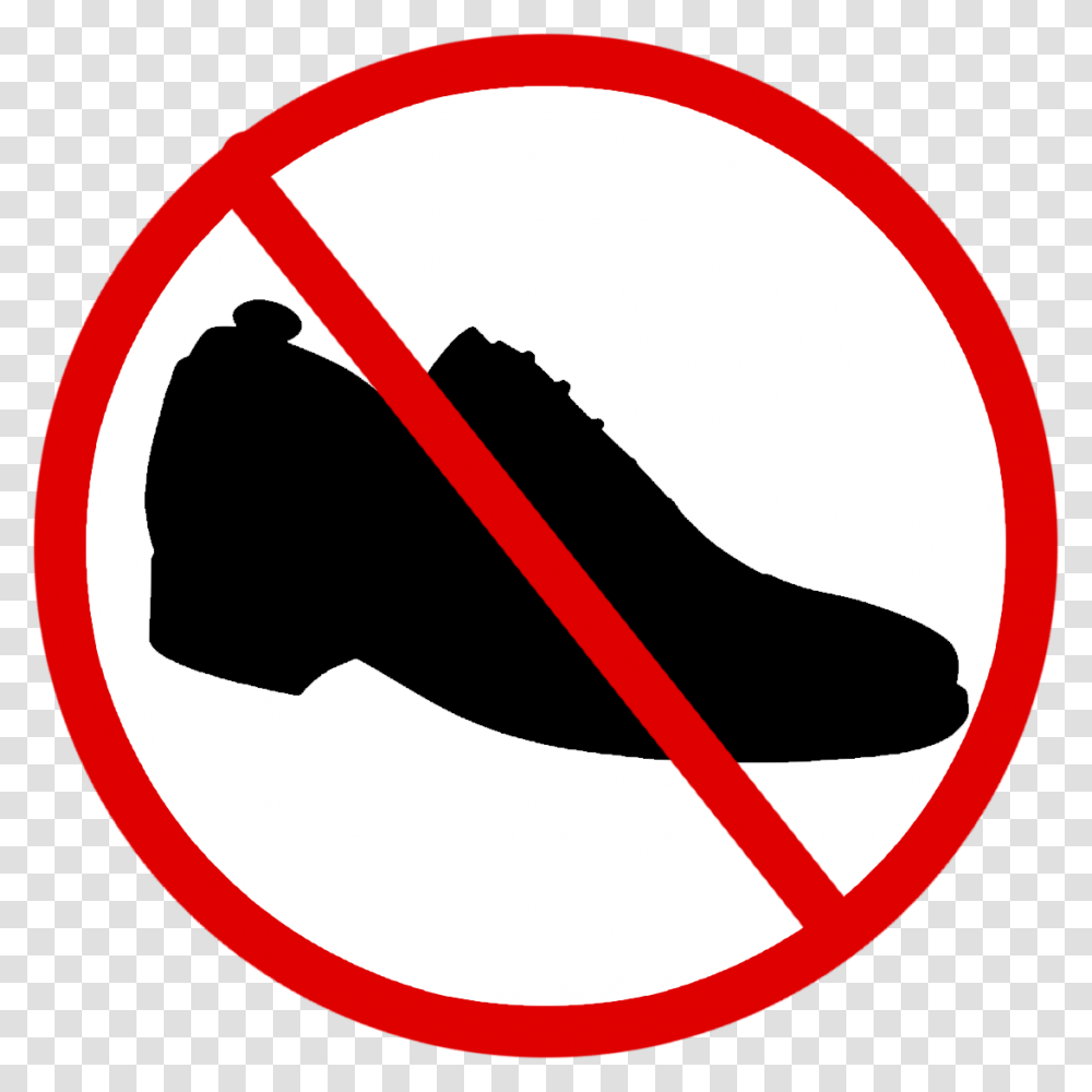 No Shoes Allowed Clip Art, Footwear, Outdoors Transparent Png