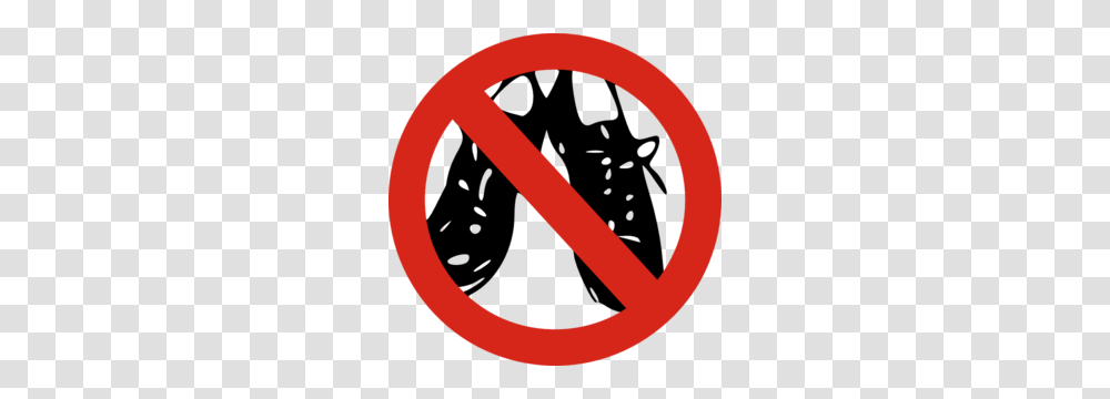 No Shoes Allowed Clip Art, Road Sign, Stopsign Transparent Png