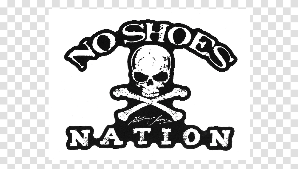 No Shoes Nation Flag, Pirate, Stencil, Emblem Transparent Png