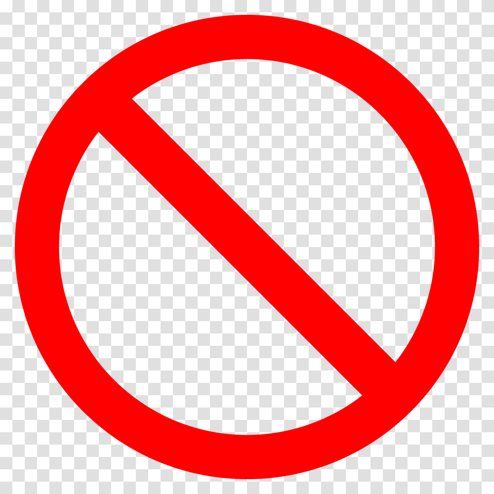 No Sign, Road Sign, Stopsign Transparent Png