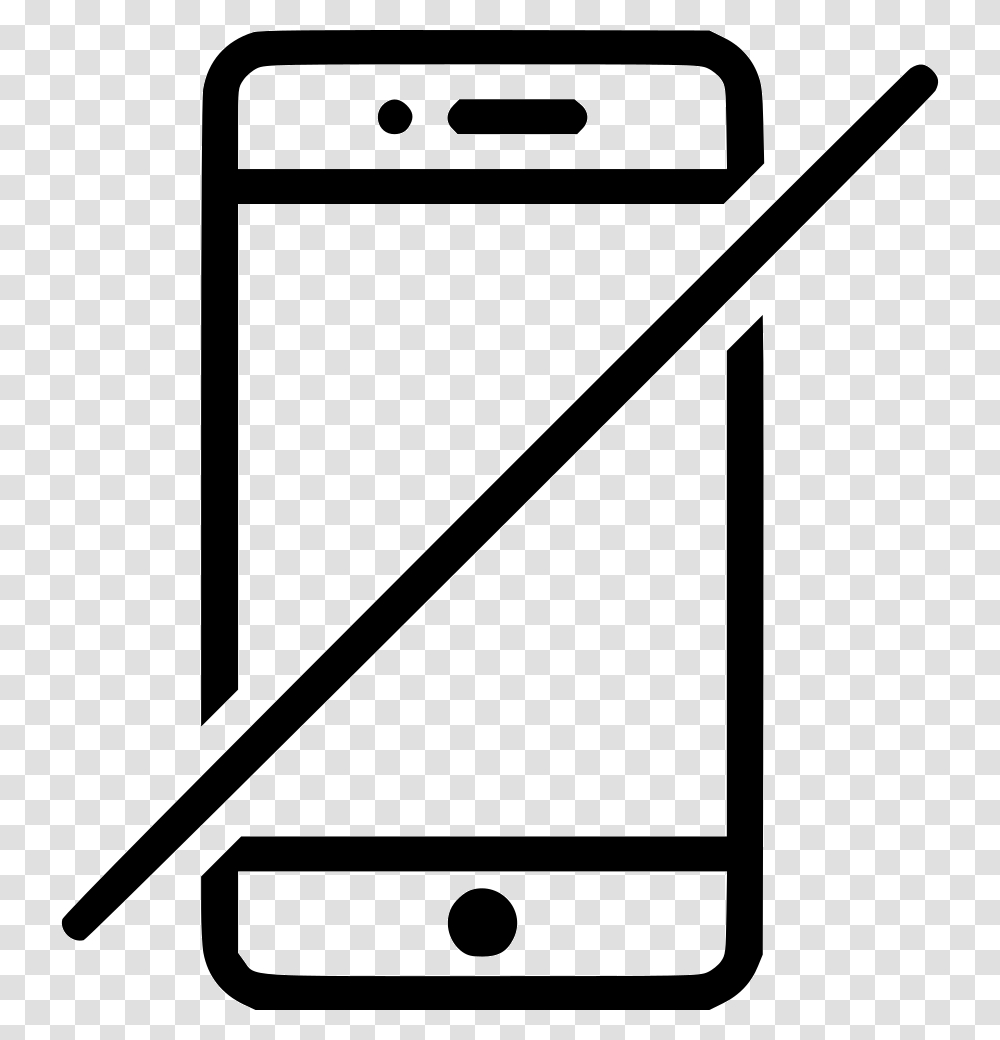 No Smartphone Icon Free, Baseball Bat, Team Sport, Sports, Softball Transparent Png
