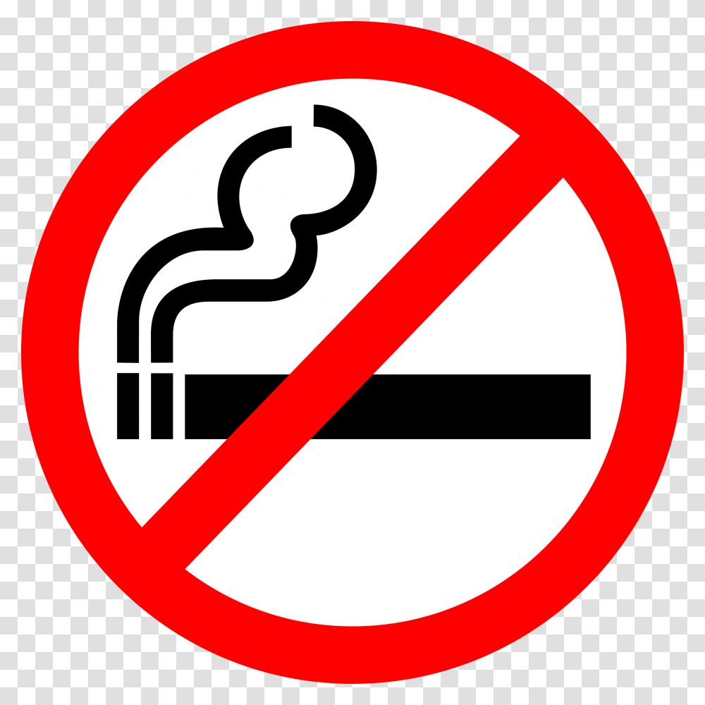 No Smoke Symbol Image No Smoking Sign Clipart, Road Sign, Stopsign Transparent Png