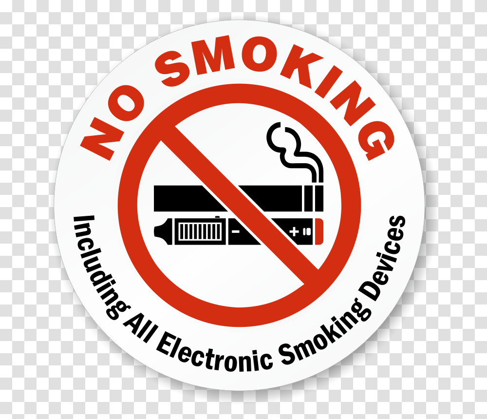 No Smoking Including All Electronic No Smoking Or Electronic Cigarette Use, Symbol, Label, Text, Sign Transparent Png