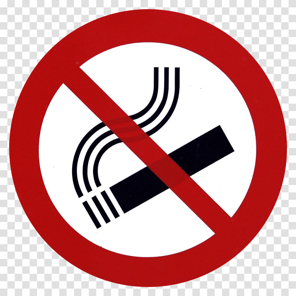 No Smoking Logo 3 Image Waterloo Tube Station, Symbol, Road Sign, Stopsign Transparent Png