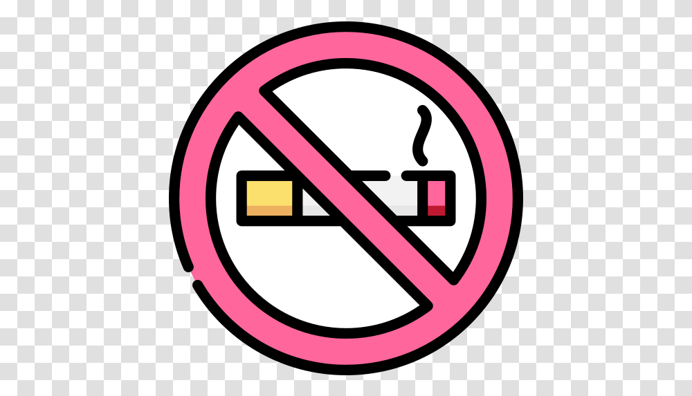 No Smoking No Smoke Pink, Symbol, Sign, Road Sign, Stopsign Transparent Png