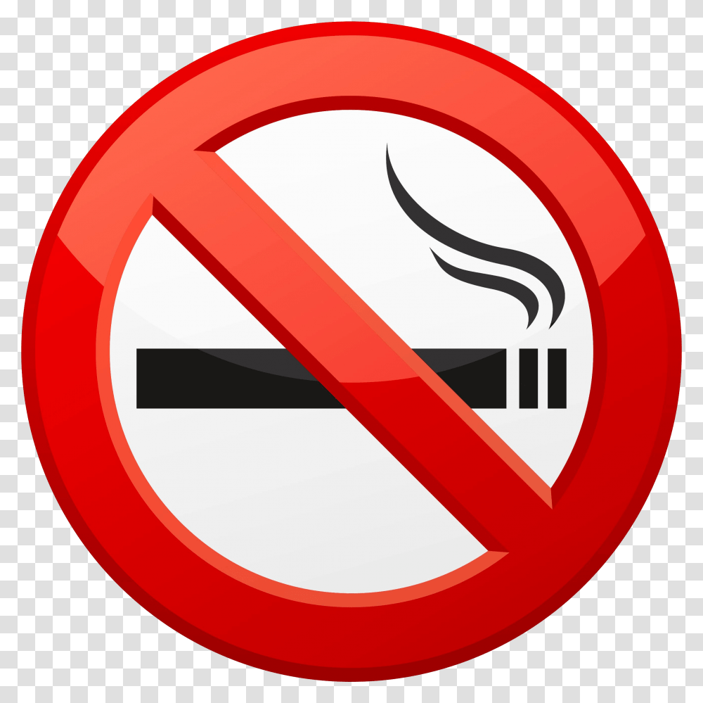 No Smoking Sign Hd, Tape, Road Sign, Stopsign Transparent Png