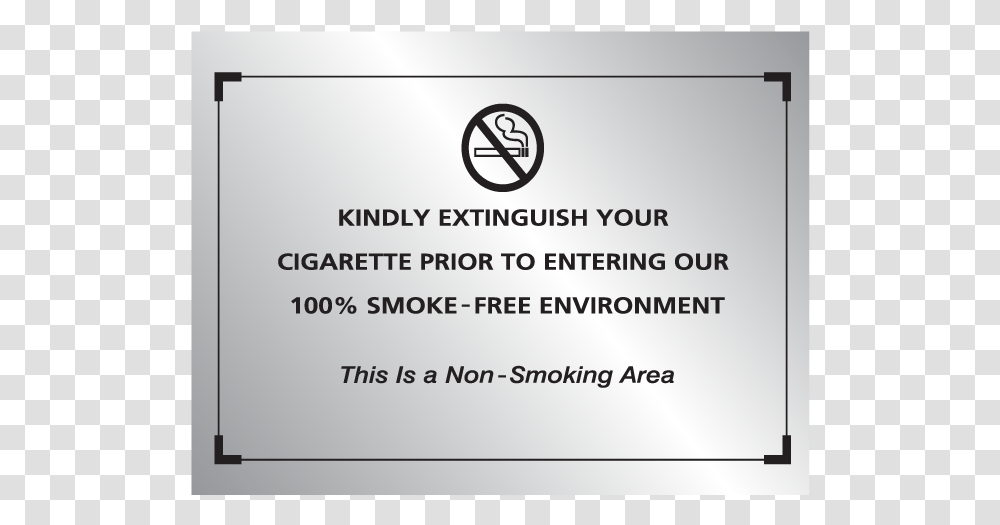 No Smoking Sign Sign, Word Transparent Png