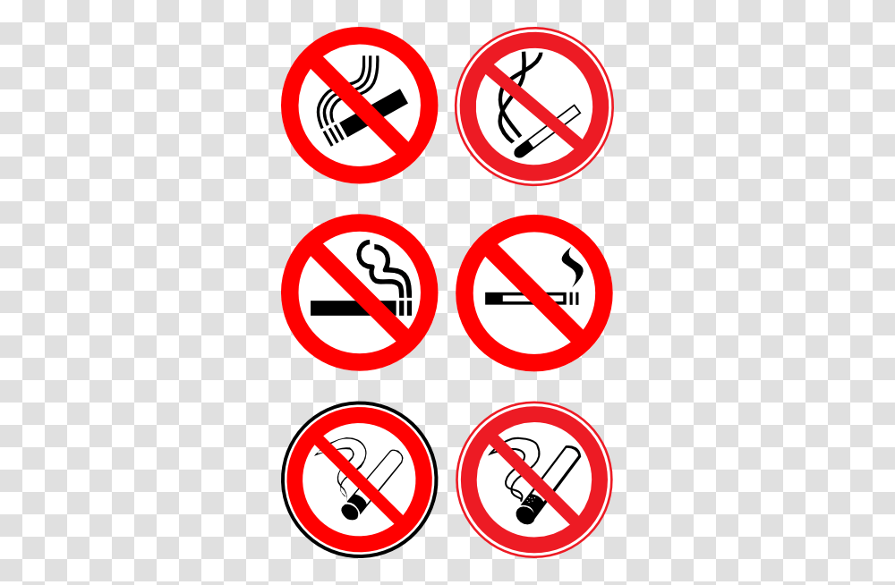 No Smoking Signs Collection Clip Art, Road Sign, Stopsign Transparent Png