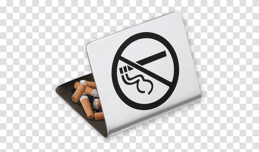 No Smoking - Steve Lovelace Emblem, Ashtray, Label, Text, Smoke Transparent Png