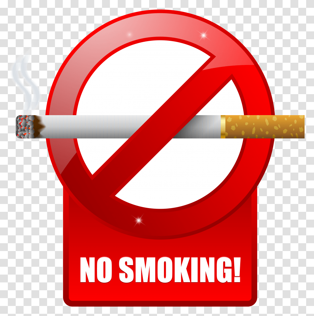 No Smoking Warning Images Cigarette Clipart No Smoking, Label, Text, Ashtray, Smoke Transparent Png