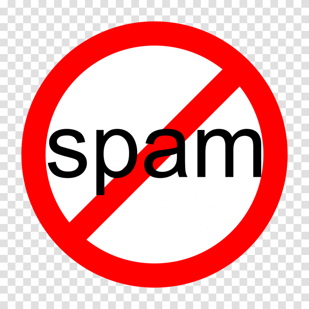 No Spam, Road Sign, Stopsign Transparent Png