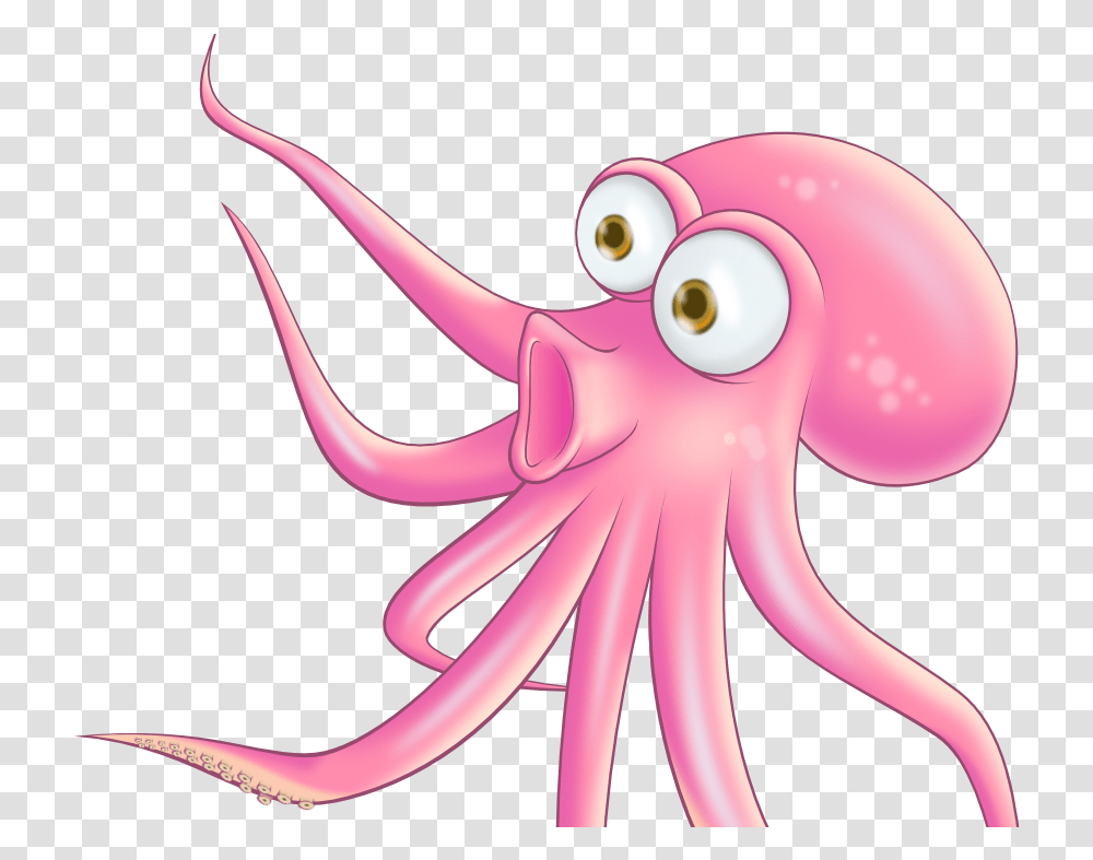 No Squidding Time To Ink Again About Octopus Terrine Cartoon Octopus, Toy, Sea Life, Animal, Invertebrate Transparent Png