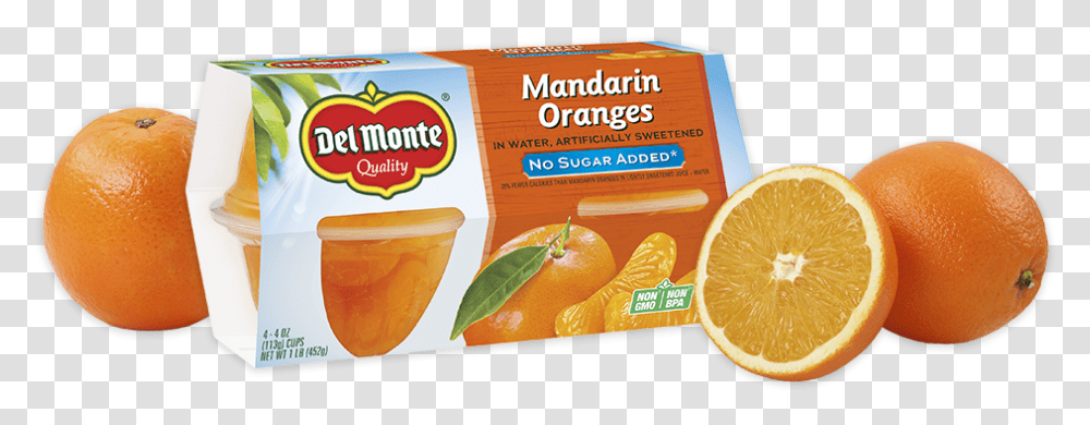 No Sugar Added Fruit Cup Snacks Mandarin Orange Fruit Cup, Plant, Food, Citrus Fruit, Juice Transparent Png