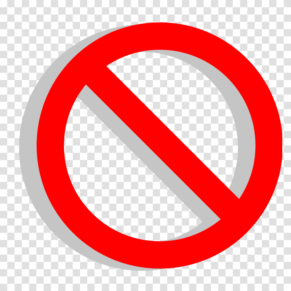 No, Road Sign, Tape, Stopsign Transparent Png