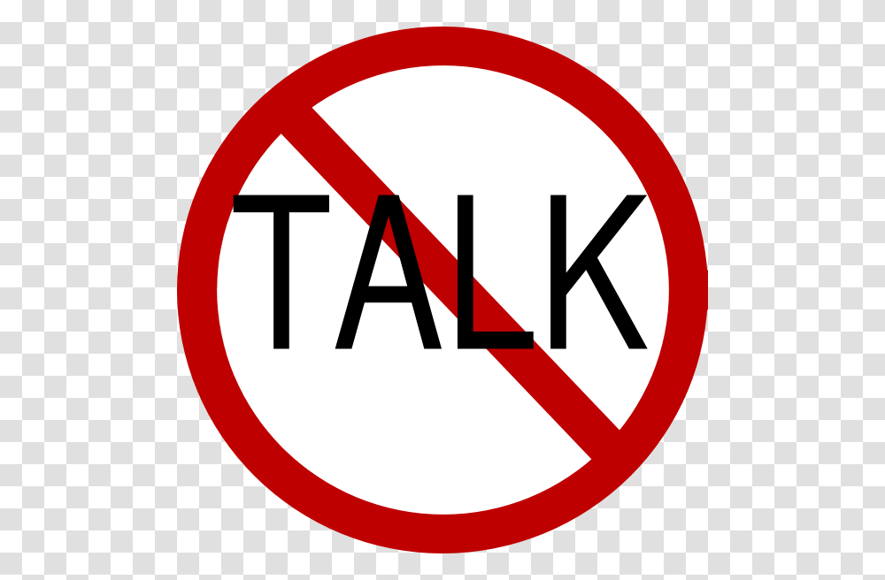 No Talk Clip Art, Road Sign, Stopsign Transparent Png