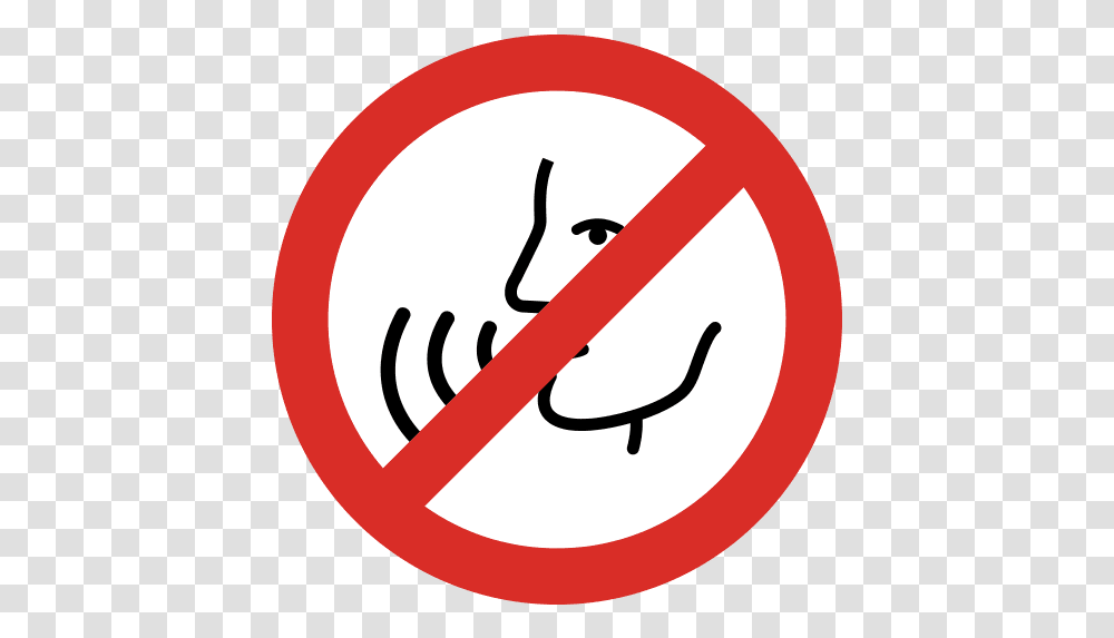 No Talking Icon And Svg Vector Free Download Icon, Symbol, Sign, Road Sign, Plant Transparent Png