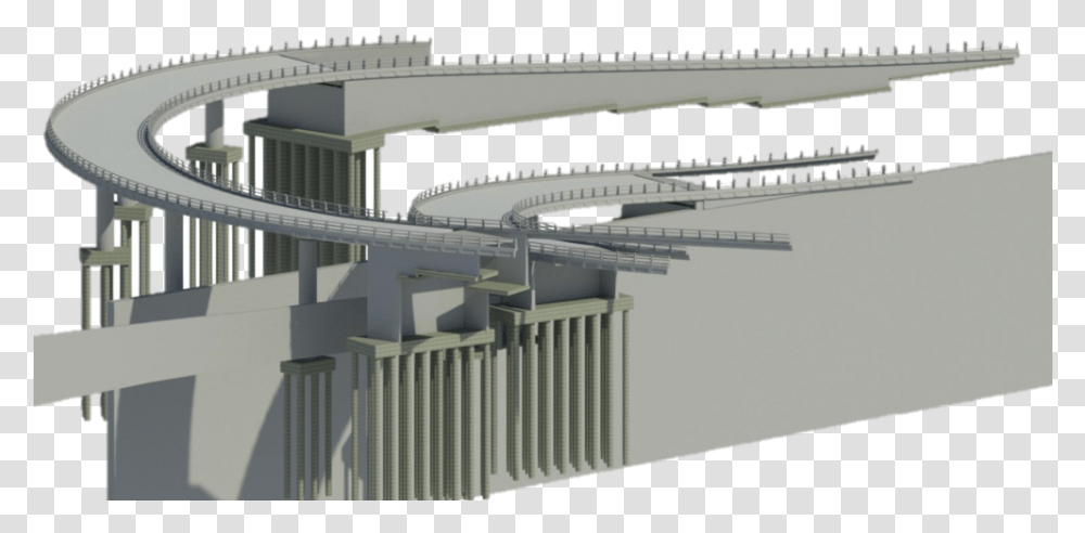 No Topo No Background Scale Model, Road, Handrail, Banister, Freeway Transparent Png