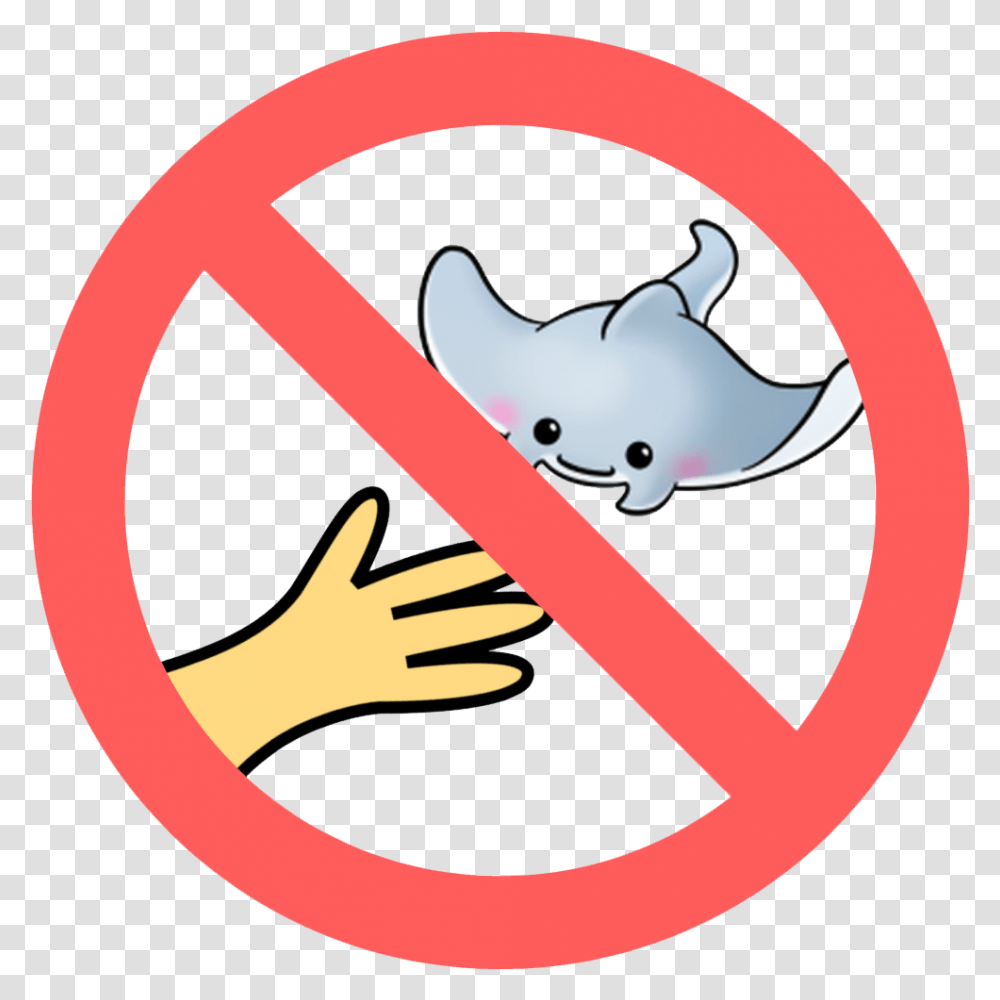 No Touching Or Chasing Marine Life Bacteria Protection, Logo, Trademark Transparent Png