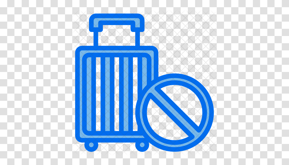 No Traveling Icon Clip Art, Logo, Symbol, Trademark, Gate Transparent Png