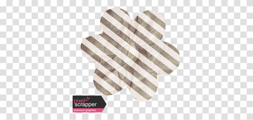 No Tricks Just Treats Tan And White Striped Flower, Rug, Paper, Advertisement, Heart Transparent Png