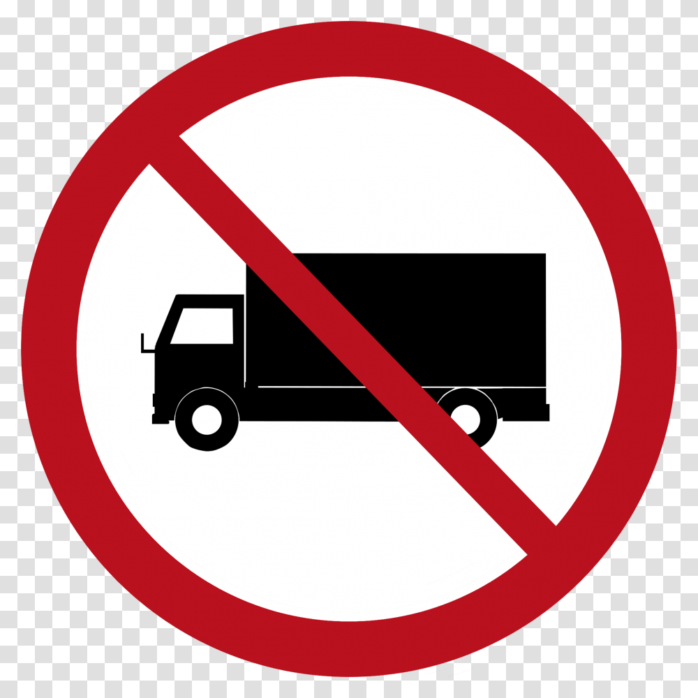 No Trucks Tha B 9 No Car Clip Art, Road Sign, Stopsign, Bus Stop Transparent Png