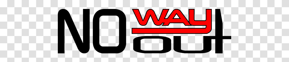 No Way Out Logo, Label, Light Transparent Png