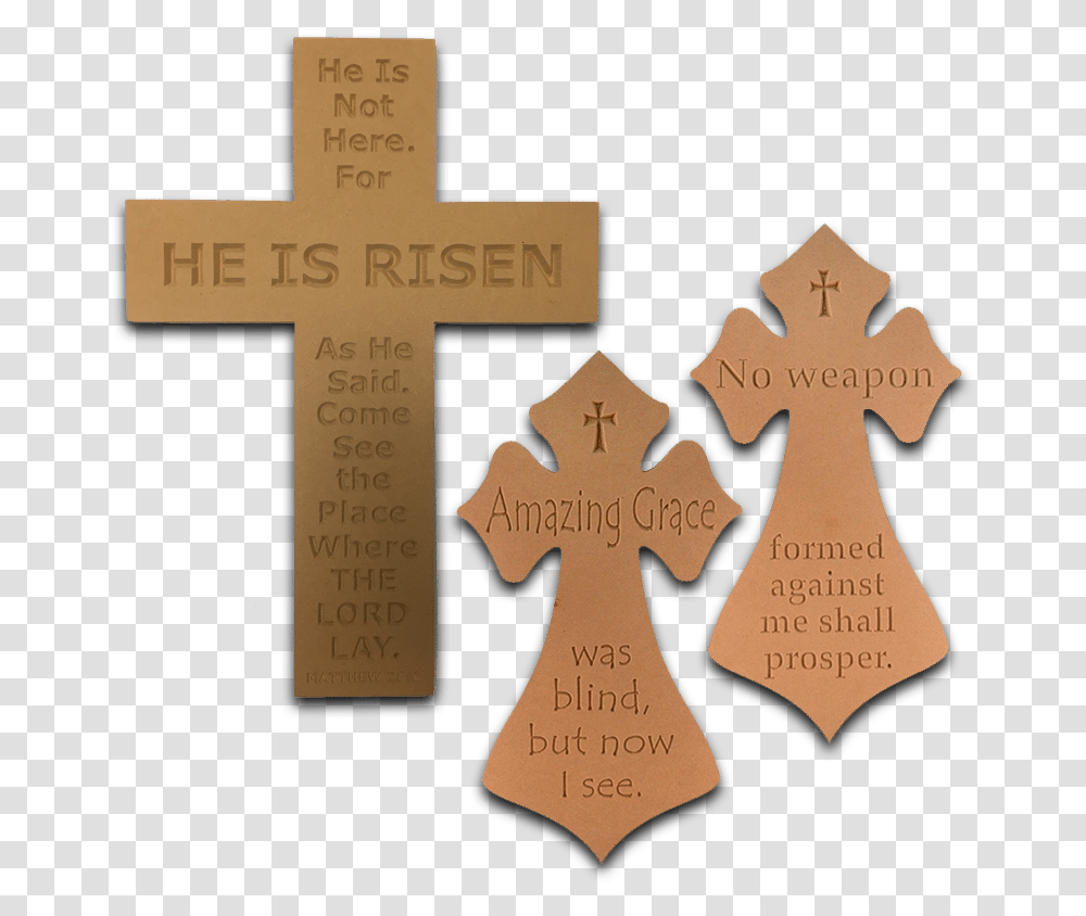 No Weapon Formed Against Me Shall Prosper Wall Decor, Cross, Brick Transparent Png