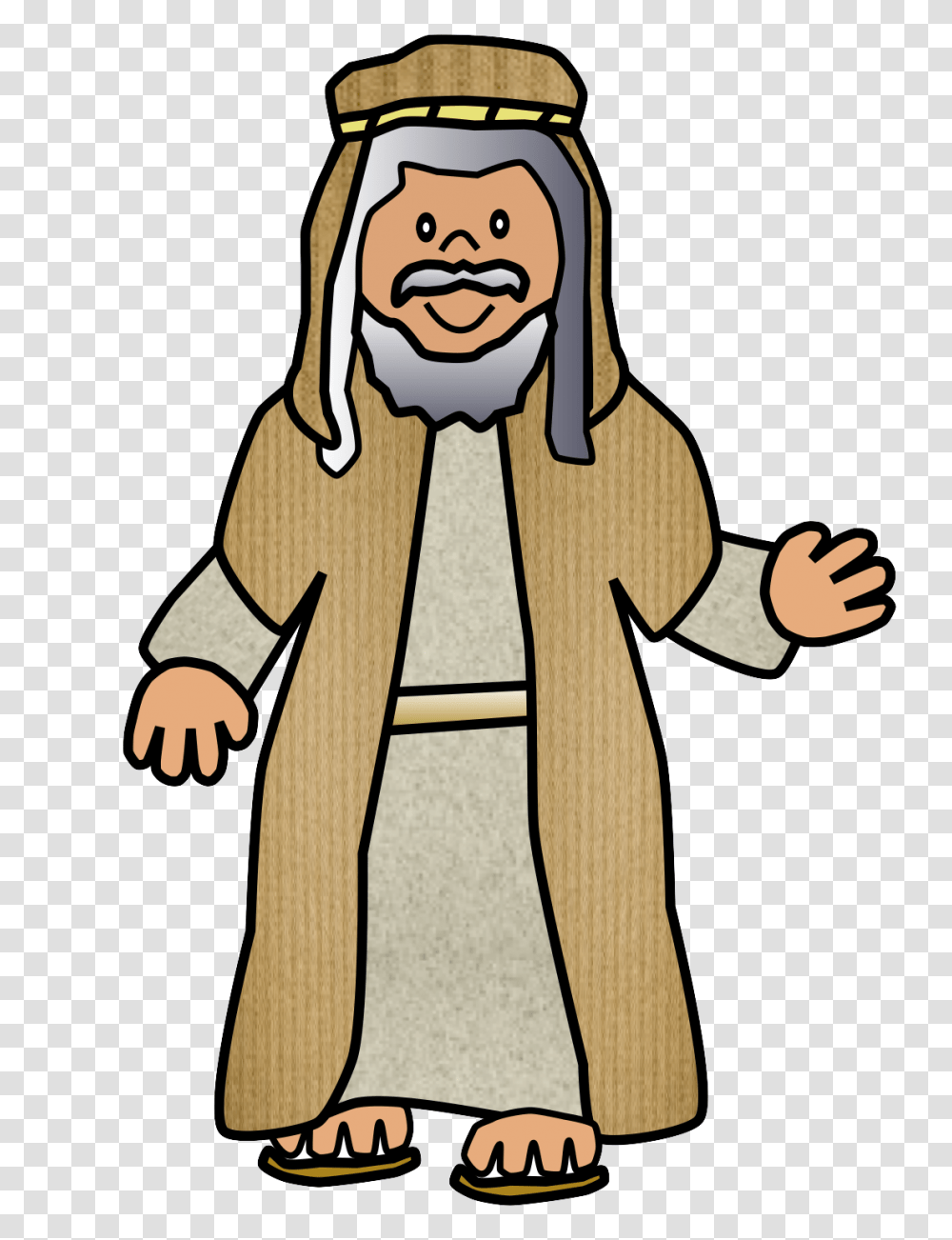 Noah Clipart, Apparel, Costume, Coat Transparent Png