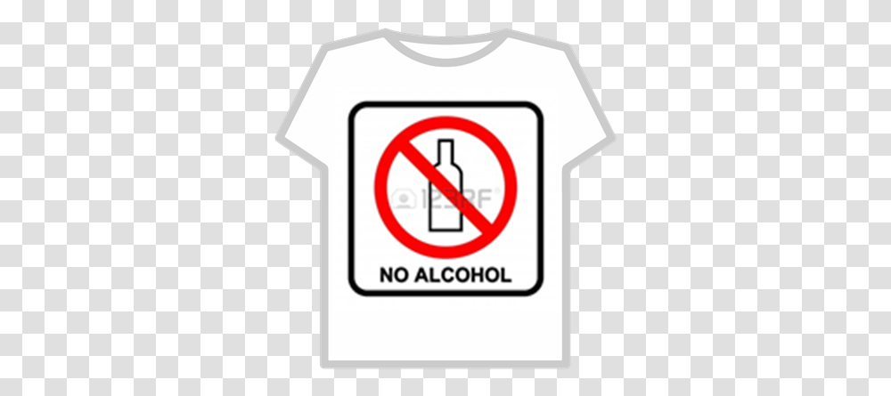 Noalcoholsignonwhitebackground Roblox Roblox Logo T Shirt Roblox, First Aid, Symbol, Clothing, Apparel Transparent Png