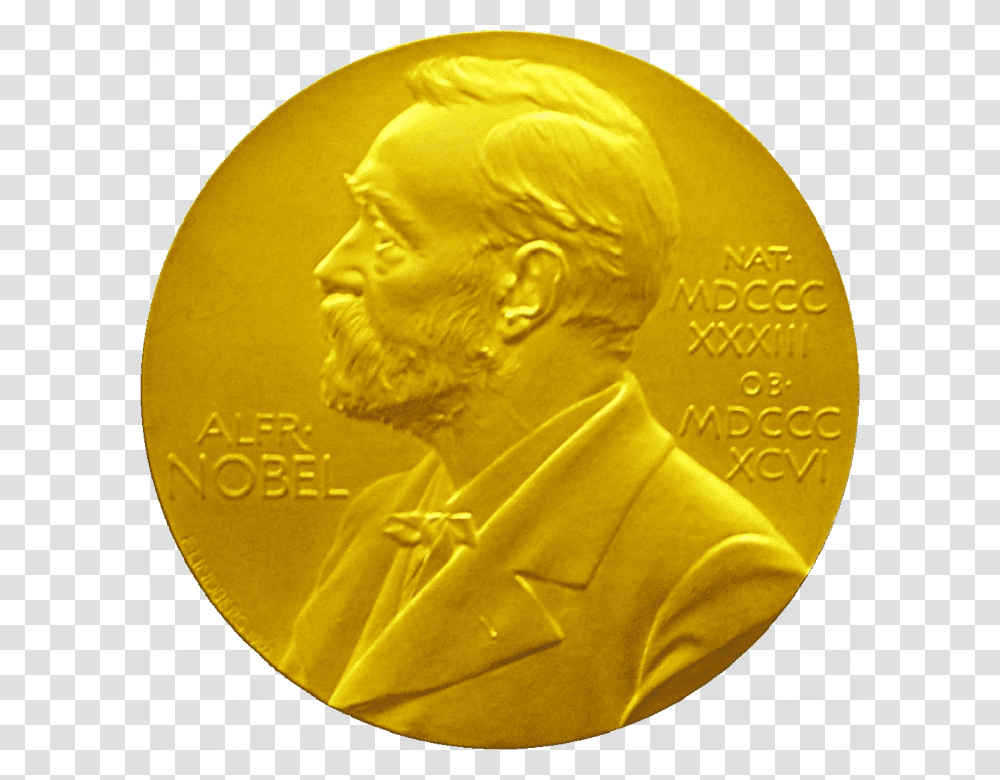 Nobel Peace Prize, Gold, Coin, Money, Person Transparent Png