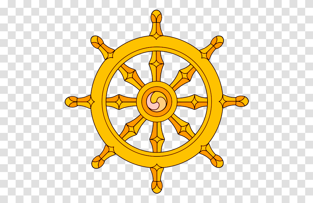 Noble Eightfold Path Symbol, Compass, Steering Wheel Transparent Png
